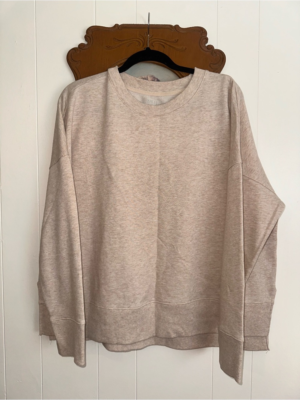 Terra & Sky Oatmeal Thin Cotton Sweatshirt women’s XXL (20)